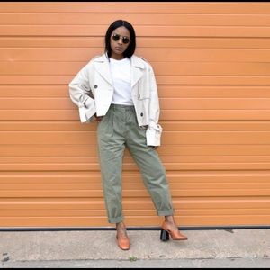 Topshop green Cargo Pants